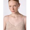 imageAdrianna Papell Womens Long Blouson DressSilverNude
