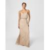 imageAdrianna Papell Womens Long Blouson DressTaupePink