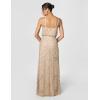 imageAdrianna Papell Womens Long Blouson DressTaupePink