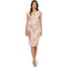 imageAdrianna Papell Womens Matelasse Cocktail DressMarble Multi