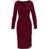 imageAdrianna Papell Womens Matt Jersey Short DressBlackened Red