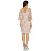 imageAdrianna Papell Womens Metallic Embroidery SheathBlush