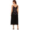 imageAdrianna Papell Womens Multi Floral Beaded DressBlack Multi