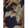 imageAdrianna Papell Womens One Shoulder Jacquard DressBlueGold