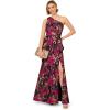 imageAdrianna Papell Womens One Shoulder Jacquard DressNavyPink