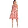 imageAdrianna Papell Womens Printed Faille Fit and FlareBlush Multi
