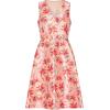 imageAdrianna Papell Womens Printed Faille Fit and FlareBlush Multi