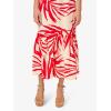 imageAdrianna Papell Womens Printed Midi DressRedIvory
