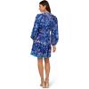 imageAdrianna Papell Womens Printed Short DressBlue Multi