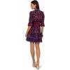 imageAdrianna Papell Womens Printed Short Flounce DressBrown Multi