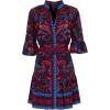 imageAdrianna Papell Womens Printed Short Flounce DressBrown Multi