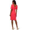imageAdrianna Papell Womens Roll Neck Sheath with V BackBeach Rose