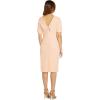 imageAdrianna Papell Womens Roll Neck Sheath with V BackBlush