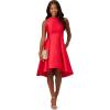 imageAdrianna Papell Womens Ruffle Halter Mikado DressRed
