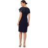 imageAdrianna Papell Womens Sequin Guipure Crepe DressNavy