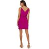 imageAdrianna Papell Womens Shirred Jersey Short DressHot Magenta