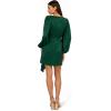 imageAdrianna Papell Womens Short Satin DressDark Ivy
