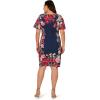imageAdrianna Papell Womens Stretch Twill Short DressNavy Multi