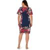 imageAdrianna Papell Womens Stretch Twill Short DressNavy Multi