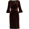 imageAdrianna Papell Womens Tie Front DressDark Brown
