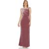 imageAdrianna Papell Womens Velvet Mermaid GownAntique Rose