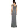 imageAdrianna Papell Womens Velvet Mermaid GownSilver