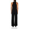 imageAdrianna Papell womens Halter Overlay JumpsuitBlack
