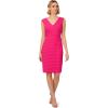 imageAdrianna Papell Womens Banded Jersey DressElectric Pink