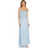 imageAdrianna Papell Womens Beaded Blouson DressElegant Sky