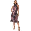 imageAdrianna Papell Womens Floral Chiffon Halter DressBlack Multi