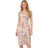 imageAdrianna Papell Womens Floral Matelasse DressMarble Multi