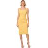 imageAdrianna Papell Womens Hibiscus Jacquard Tucked DressSun