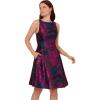 imageAdrianna Papell Womens Jacquard Envelope Short DressNavyOrchid