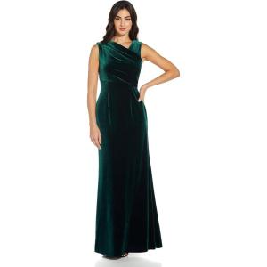 imageAdrianna Papell Womens Velvet Mermaid GownHunter