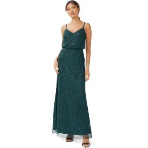imageAdrianna Papell womens Beaded Tank Blouson GownDusty Emerald
