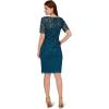 imageAdrianna Papell Womens Beaded Cocktail DressTeal Sapphire