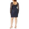 imageAdrianna Papell Womens Beaded Short DressNavy