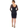 imageAdrianna Papell Womens Beaded Short DressNavy