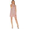 imageAdrianna Papell Womens Beaded Trapeze DressCandied Ginger