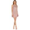 imageAdrianna Papell Womens Beaded Trapeze DressCandied Ginger