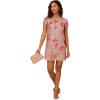 imageAdrianna Papell Womens Beaded Trapeze DressRosegoldHot Pink
