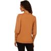 imageAdrianna Papell Womens Clip Dot Sleeve Twofer SweaterToasted Bronze