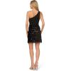 imageAdrianna Papell Womens Combo Fabric Mini DressBlack