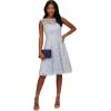 imageAdrianna Papell Womens Embroidered Midi Cocktail DressSkyway