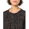 imageAdrianna Papell Womens Pintuck Button Down BlouseBlackCamel Classic Hearts