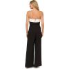 imageAdrianna Papell womens Knit Crepe Strapless JumpsuitBlackWhite