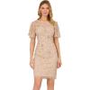 imageAdrianna Papell Womens Beaded Cocktail Dress Latte 8