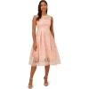 imageAdrianna Papell Womens Embroidered Midi Fit and FlareApricot Ice