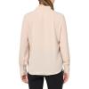 imageAdrianna Papell Womens Solid Long Sleeve BlouseChampagne Blush