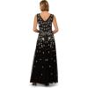 imageAdrianna Papell Square Neck Short Sleeve Beaded Godet Gown